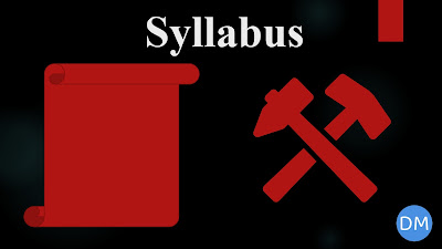 SYLLABUS FOR THE EXAMINATION FOR SURVEYOR’SCERTIFICATE OF COMPETENCY(UNDER COAL MINES REGULATIONS, 2017)