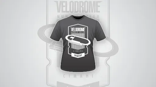 T-Shirt design: Velodrome - XX05 - H2O Clothing by IchsanyPRO - Indonesia Graphic Designer