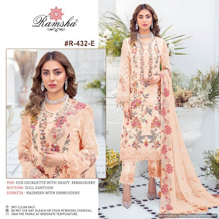 Ramsha R 432 NX pakistani Suits catalog
