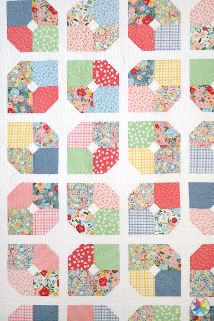 Make Believe quilt pattern by Andy Knowlton of A Bright Corner - precut friendly pattern in five sizes - great for layer cakes, charm packs, and fat quarters