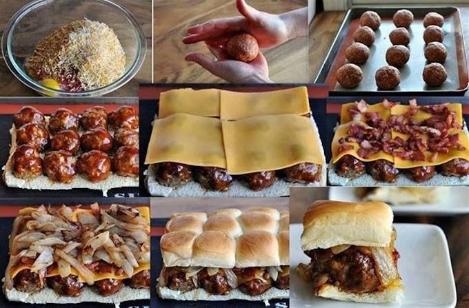 BBQ Meatball Sliders