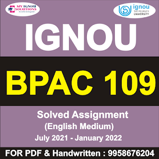 bpac 108; bpac egyankosh; bpac-105; bpac 103 egyankosh; bapah ignou; bpac 106; bapah ignou syllabus