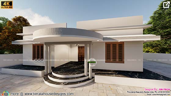 Simple single floor Kerala home design