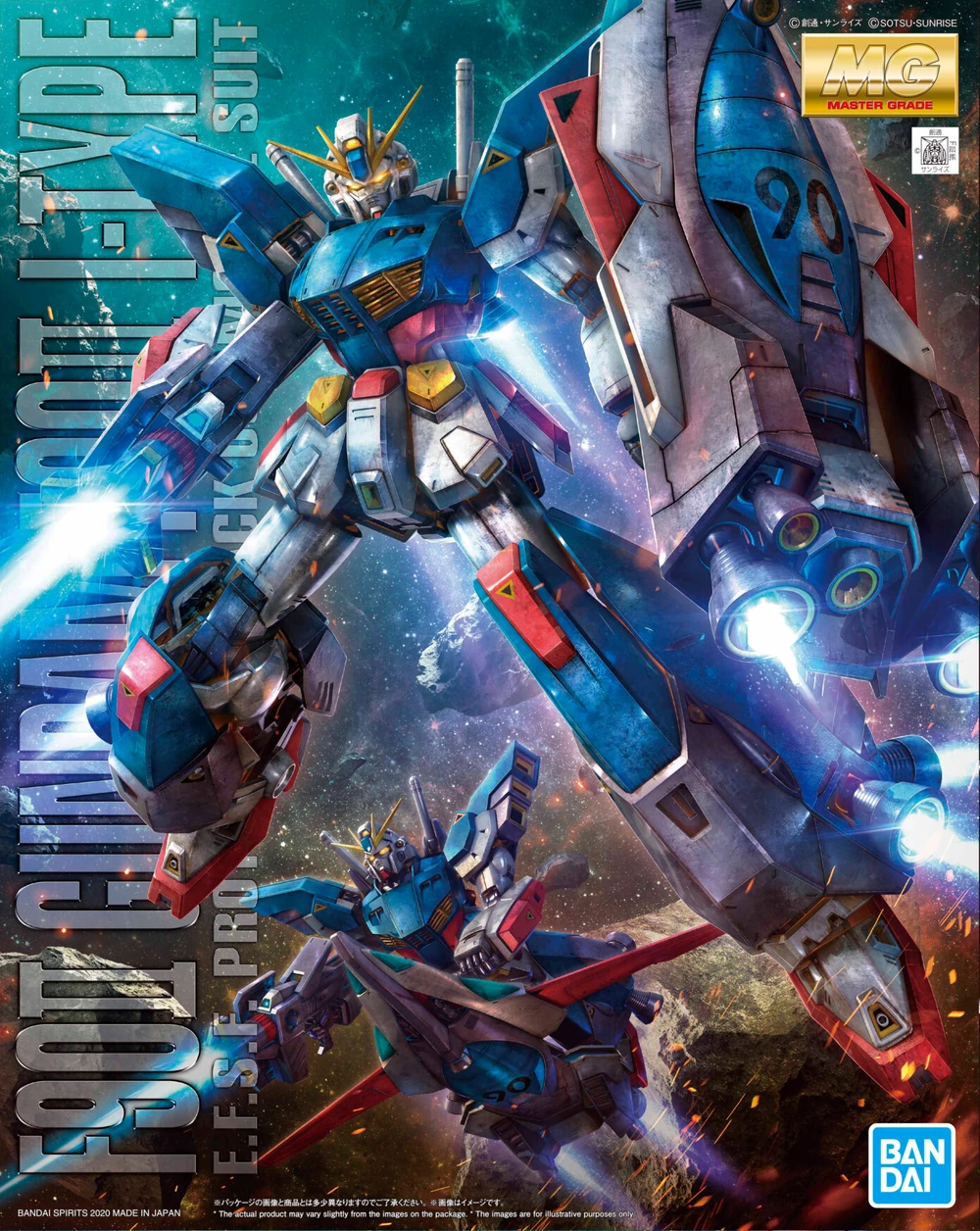 P-Bandai: MG 1/100 Gundam F90II Intercept Type Jupiter Battle Specification [Reedición] - 01