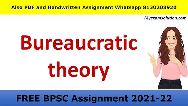 Bureaucratic theory