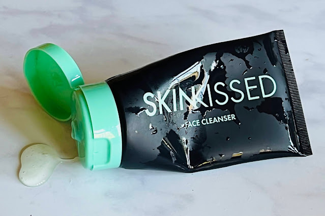 SKINKISSED Face cleanser and face wash tube