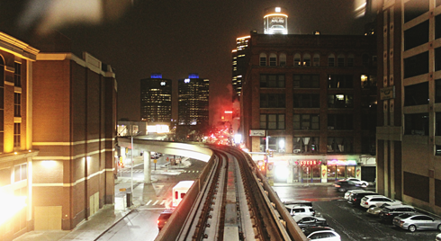 People Mover Detroit Michigan