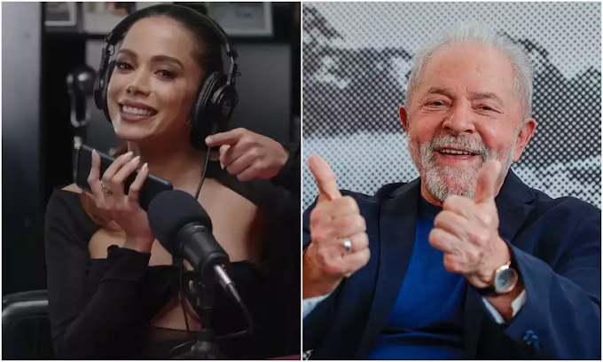  Lula aceita convite de Anitta para participar de podcast e debater política
