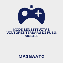 Kode Sensitivitas Vintorez Terbaru di PUBG Mobile