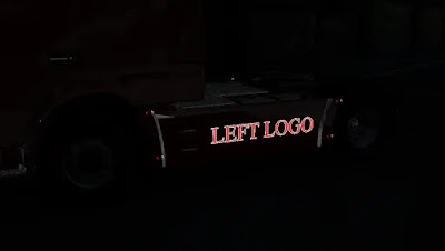 ets 2 mods Daf  Xf Sideskirts Logo Text