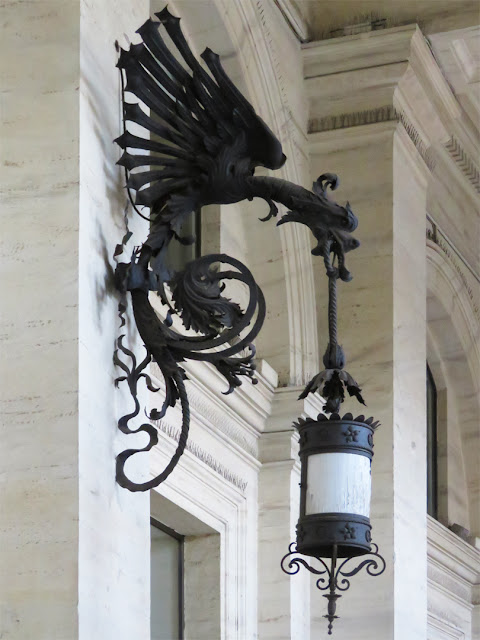 Street lamp, Piazza della Repubblica, Rome