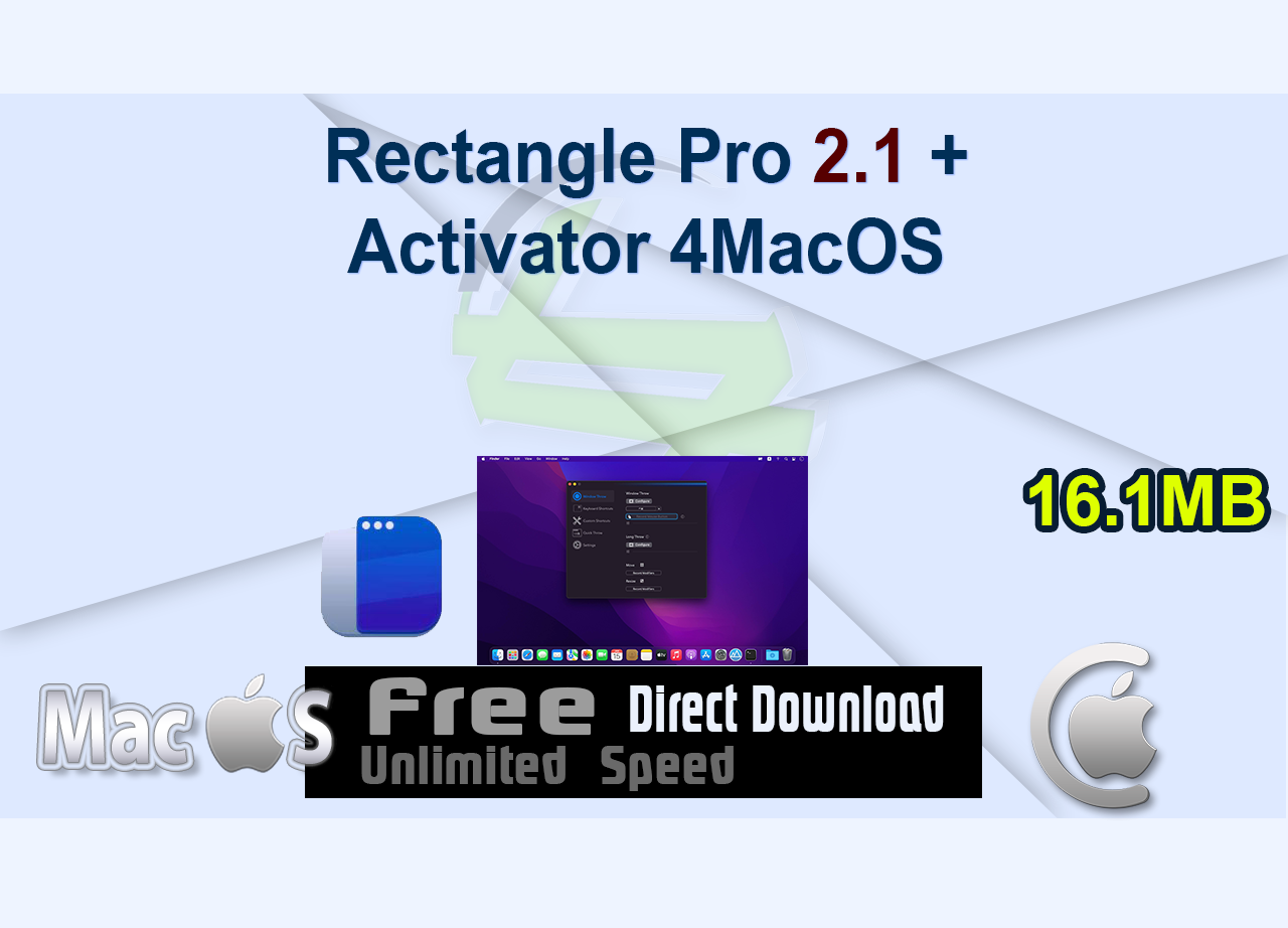 Rectangle Pro 2.1 + Activator 4MacOS