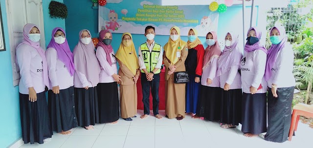 Posyandu "Tekukur" Binaan CSR Pama Gelar Lomba Balita Dan Bayi Sehat