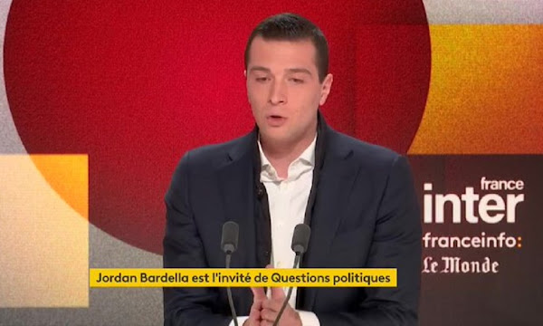 [VIDEO 🔴] Jordan Bardella dénonce « la main qui tremble » de Macron « à l’égard de l’islamisme »