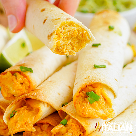Chili Lime Chicken Taquitos
