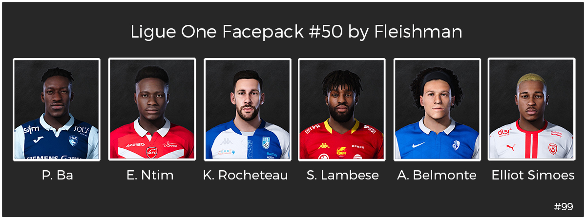 PES 2021 Ligue 1 Facepack #50 by Fleishman