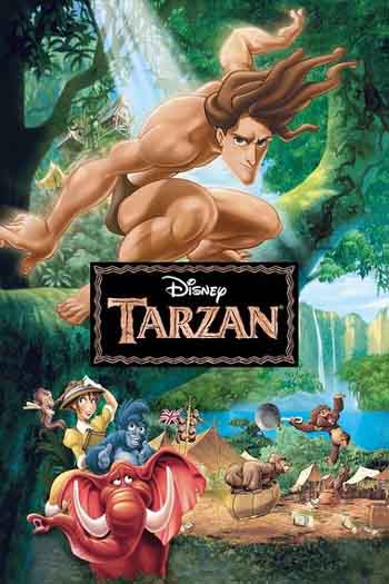 Tarzan 1999 480p 300MB BRRip Dual Audio [Hindi - English] MKV