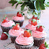 Chocolate Cupcakes with Strawberry Cream Cheese Frosting