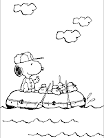 Snoopy coloring page