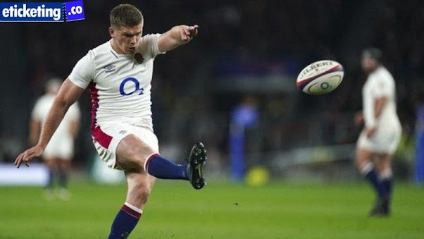 Owen Farrell, who was injured while training at his club Saracens this week