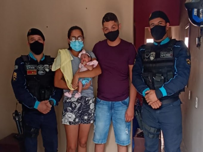  Policiais militares salvam recém-nascida com um mês de vida, após engasgo em Juazeiro