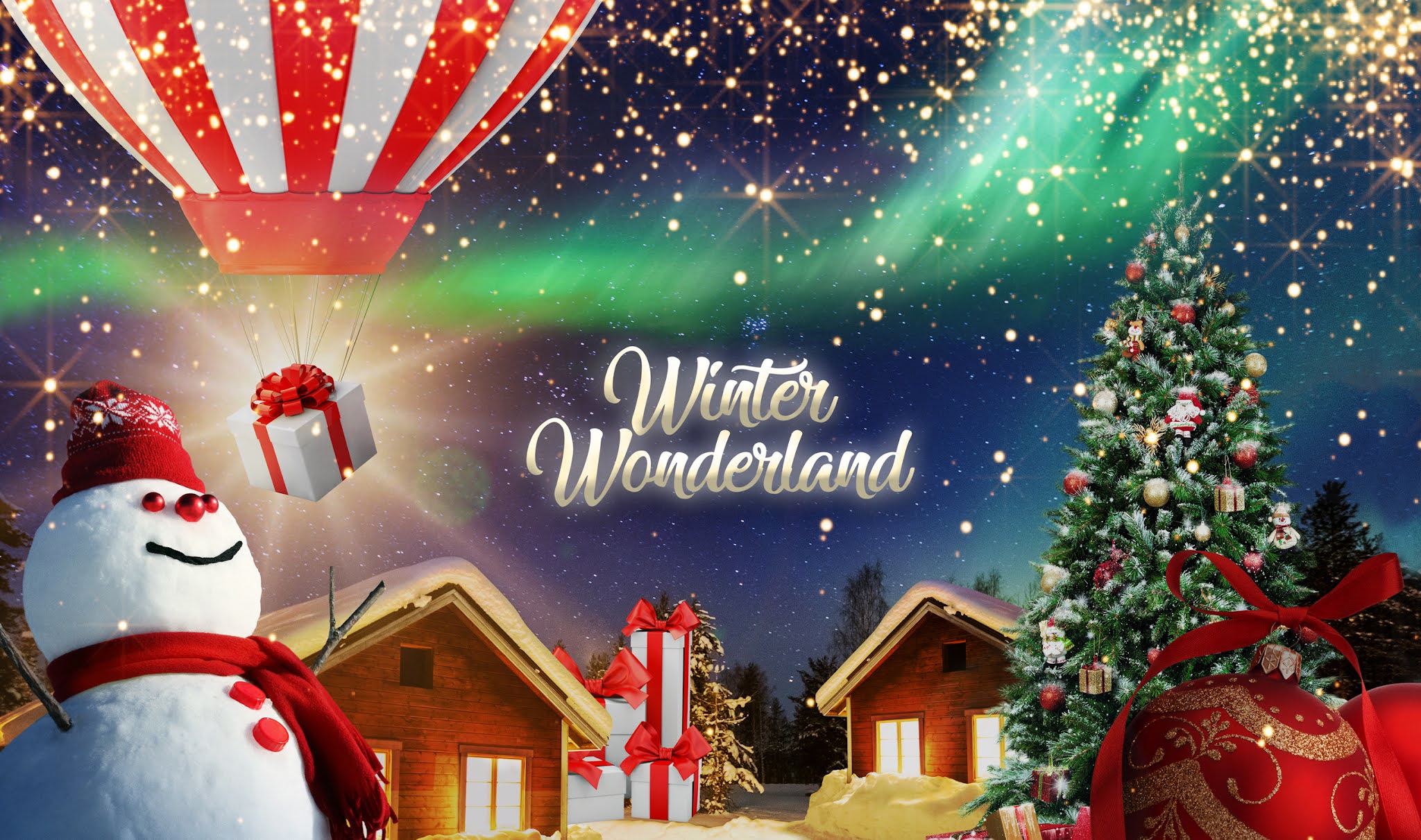 【Winter Wonderland冰雪奇幻國度】  留港歡度歐洲聖誕 穿梭光影藝術之旅、極地冰窖暢飲  集遊樂、飲食、購物於一館