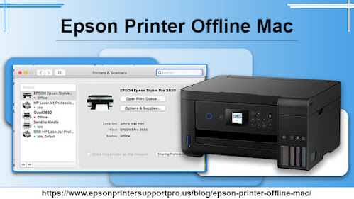 Epson printer offline mac