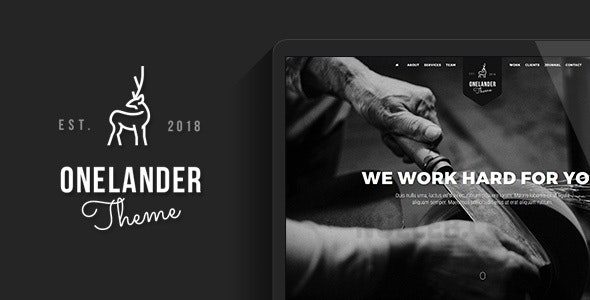 ONELANDER V2.4.13 – CREATIVE LANDING PAGE WORDPRESS THEME