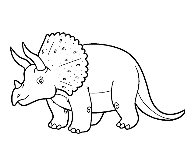Desenhos de dinossauros para Imprimir e colorir
