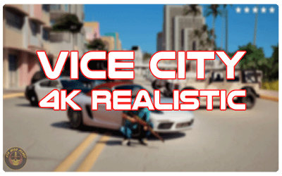 GTA Vice City 4k Realistic Edition By Cyber Mod