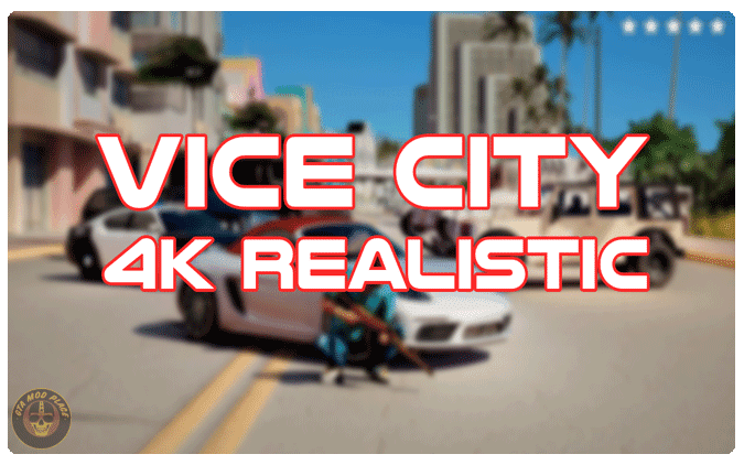 GTA Vice City 4k Realistic Edition By Cyber Mod