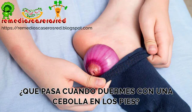 BENEFICIOS DE DORMIR CON UNA CEBOLLA EN LOS PIES