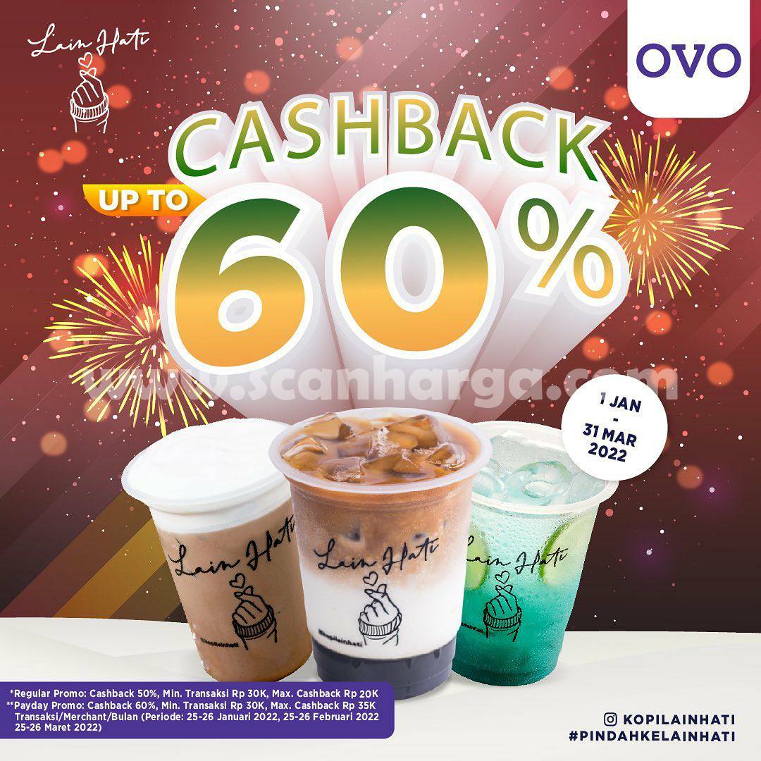 Promo Kopi Lain Hati OVO Cashback up to 60%