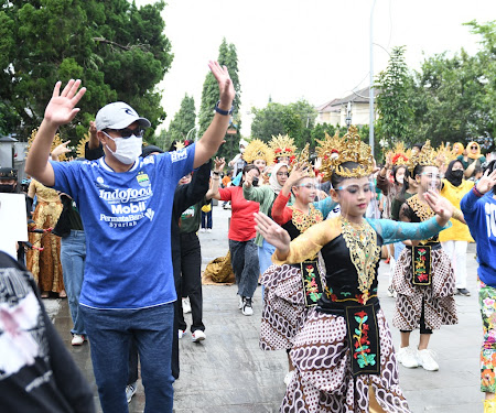 Flash Mob, Momen Promosikan Seni Budaya dan Wisata Bangkit dari Pandemi