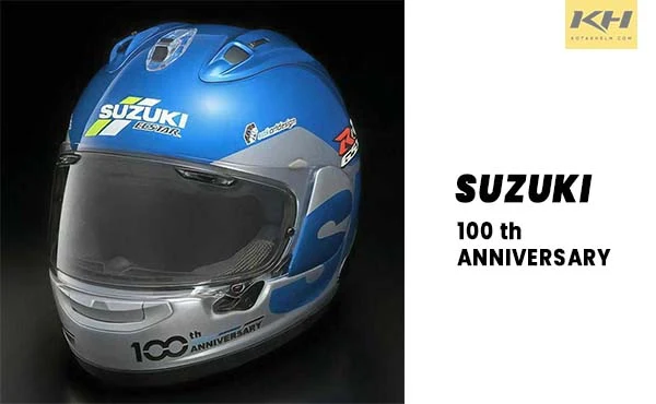 helm edisi spesial 100 tahun suzuki