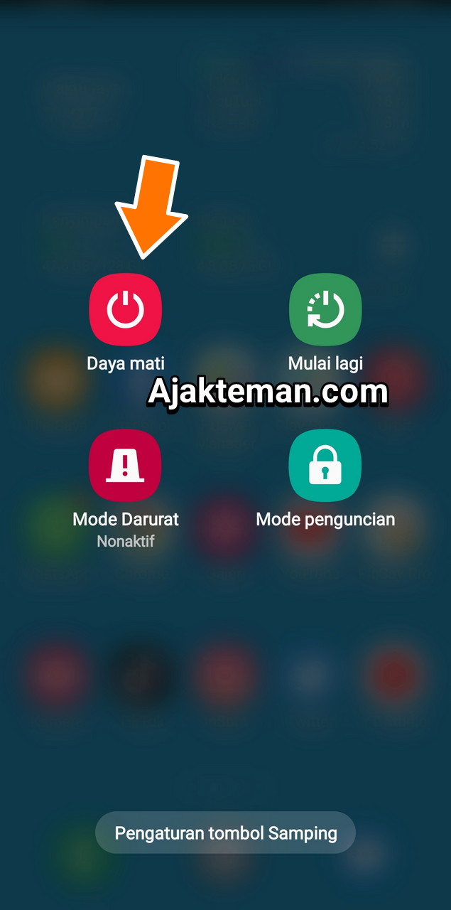 Menu Daya Mati Samsung Z Flip 5 dan Z Fold 5