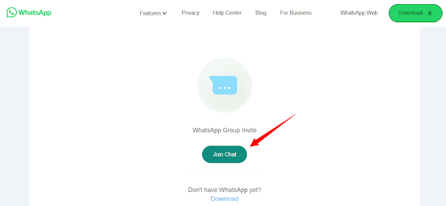 How to join a WhatsApp group via link