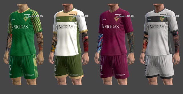 Tokyo Verdy 2022 Kits For PES 2013