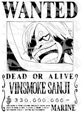 Sanji Wanted SVG