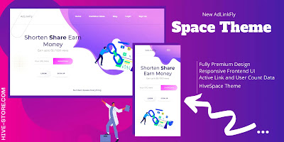 AdLinkFly Theme : HiveSpace Theme [Free Download]