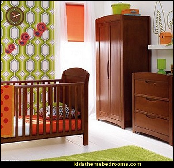 mid century modern baby bedroom retro modern nursery decorating 70s baby bedroom decorating