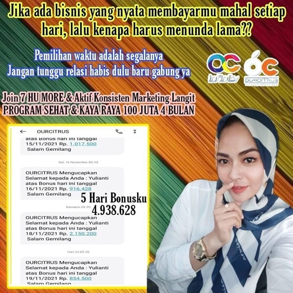 bonus harian program 100 juta 4 bulan