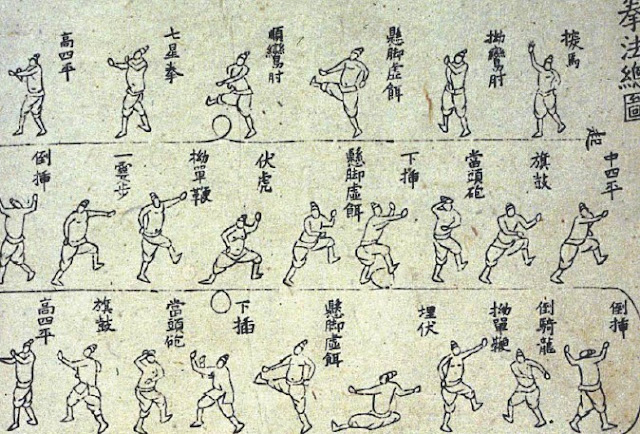 The basic movements of taekwondo are included in Muyedobotongji (Comperhensive Illustrated Manual of Martial Arts), written during the Joseon era (1392-1910).