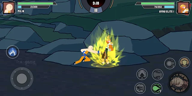 لعبة Stickman Warriors Super Dragon Shadow Fight | لعبة المقاتلون الخارقون وتحديات فوق العادة