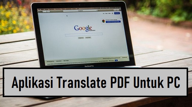 Aplikasi Translate PDF Untuk PC