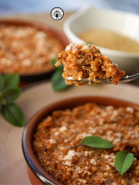 Gratin quinoa amarante IG bas - Recette facile rapide