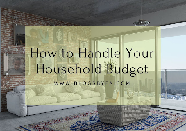 How to Handle Your Household Budget