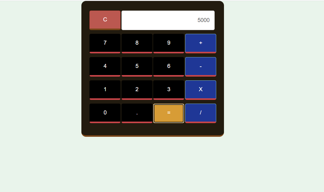 Calculadora en javascript con botones