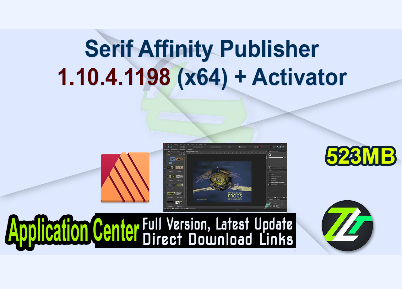 Serif Affinity Publisher 1.10.4.1198 (x64) + Activator