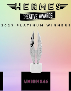 Hermes Platinum Award with Union 346 logo